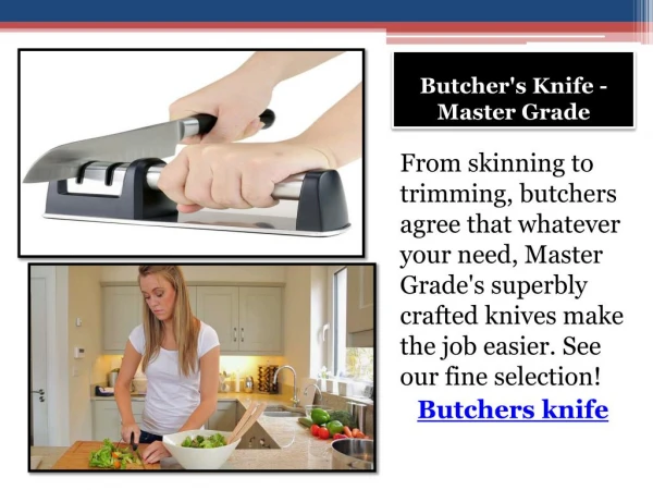 Butcher's Knife - Master Grade