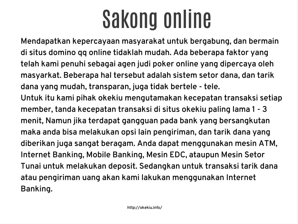 sakong online sakong online