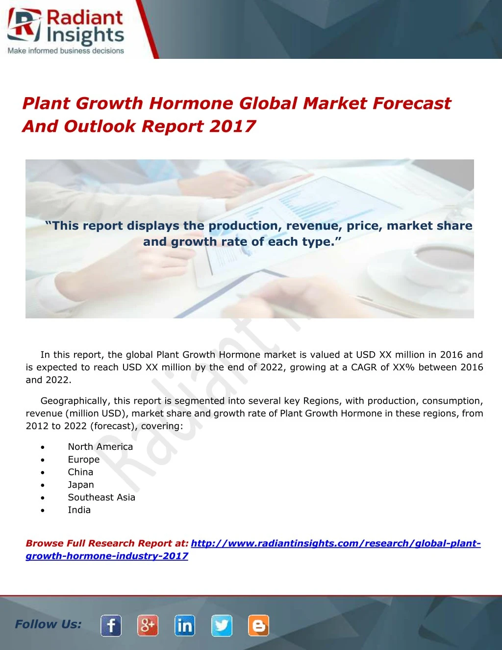 plant growth hormone global market forecast
