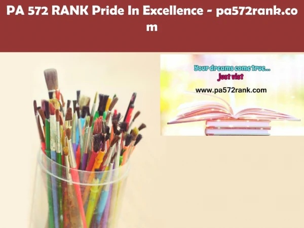 PA 572 RANK Pride In Excellence /pa572rank.com