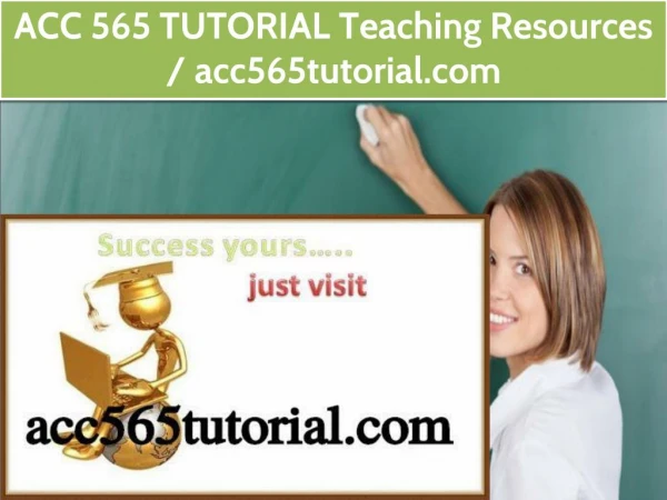 ACC 565 TUTORIAL Teaching Resources / acc565tutorial.com