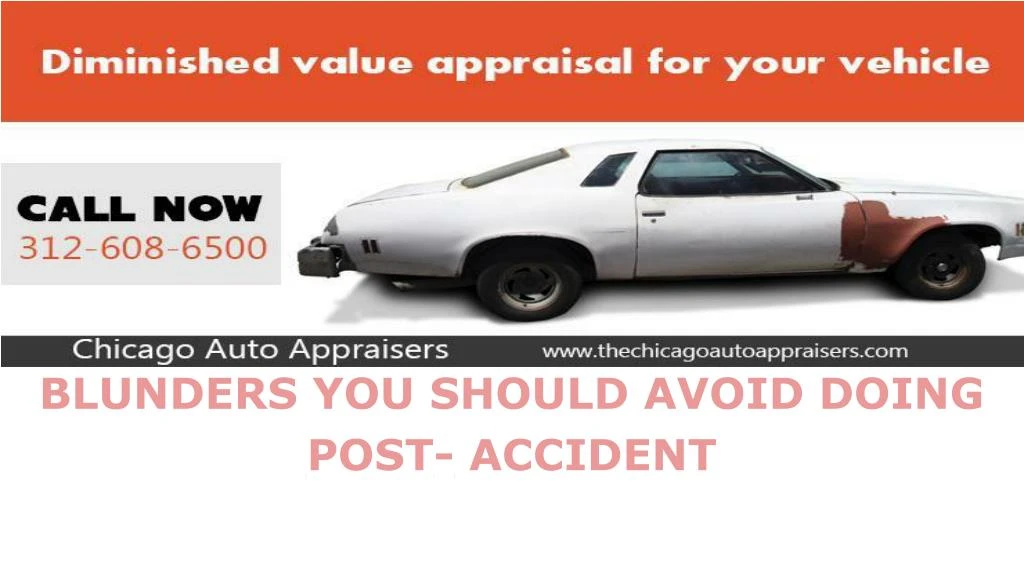 blunders you should avoid doing post accident
