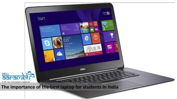 The importance of the best laptop for students in India