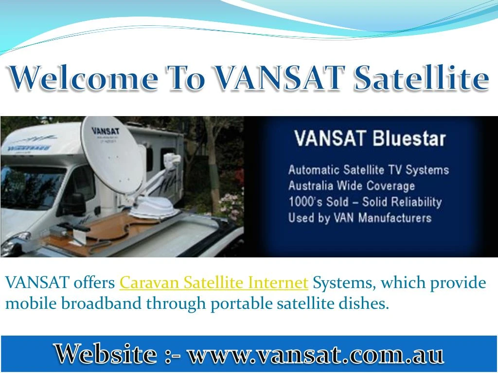 welcome to vansat satellite