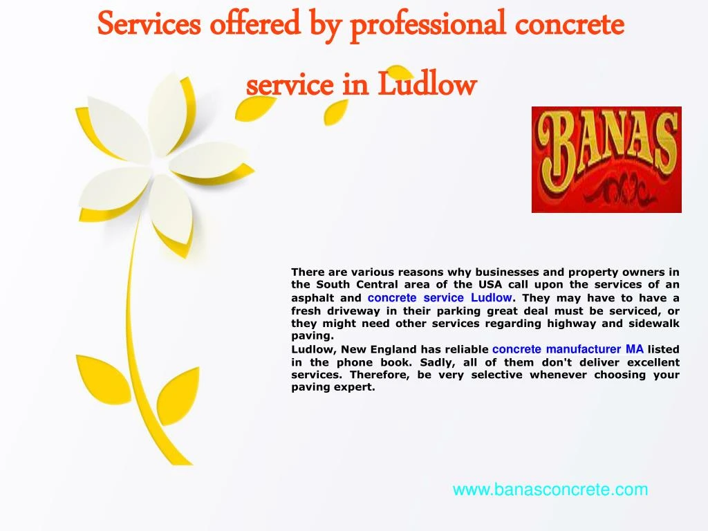 services offered by professional concrete service