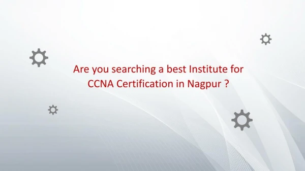 CCNA Institutes in Nagpur