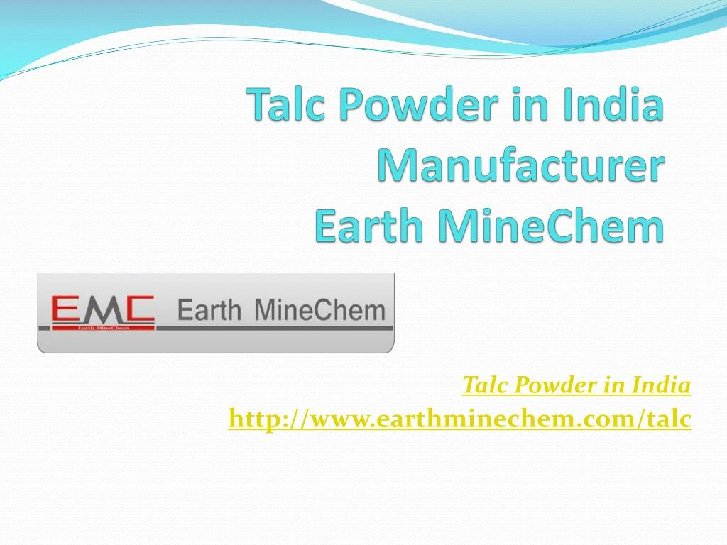 talc powder in india manufacturer earth minechem
