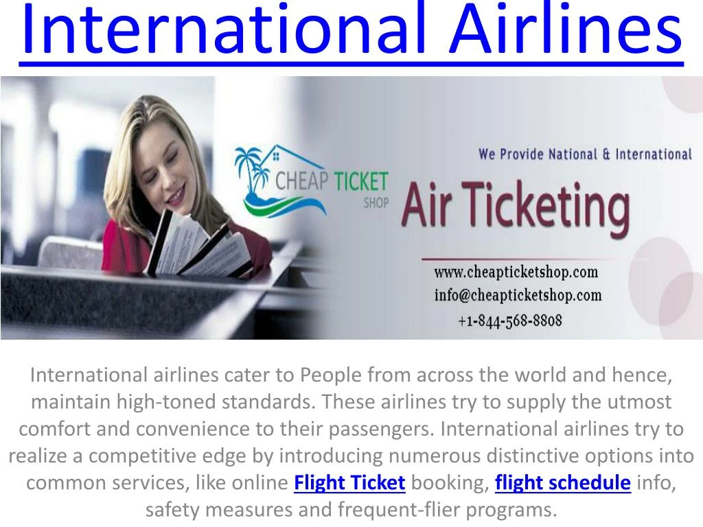 international airlines
