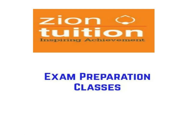Exam Preparation Classes
