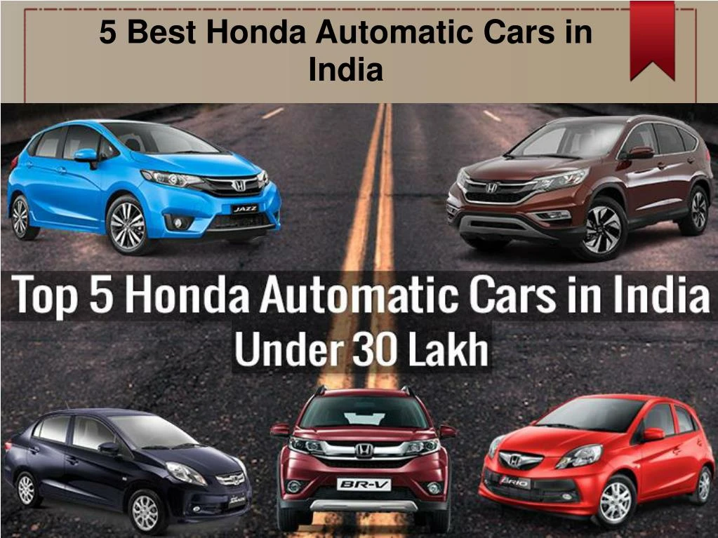 5 best honda automatic cars in india