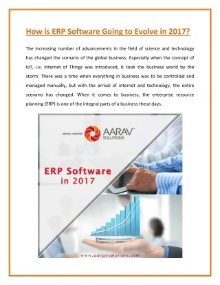 Enterprise Application Development - For an Improved Work Process - slide 1