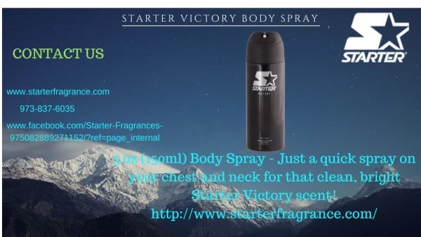 Sports Body Spray