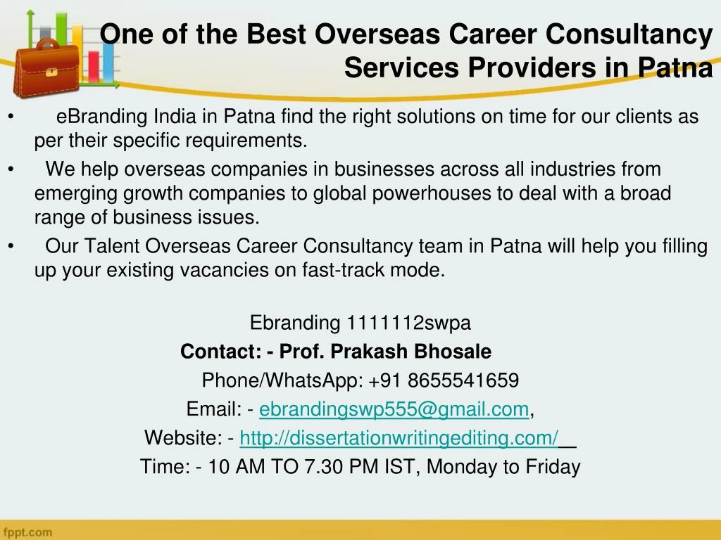 one of the best overseas career consultancy services providers in patna