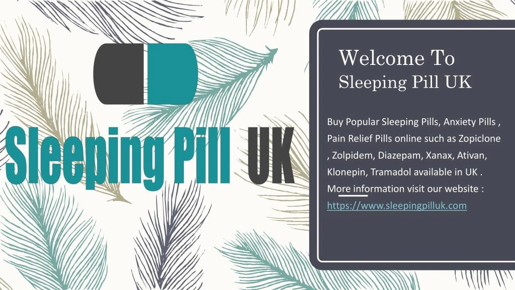 welcome to sleeping pill uk