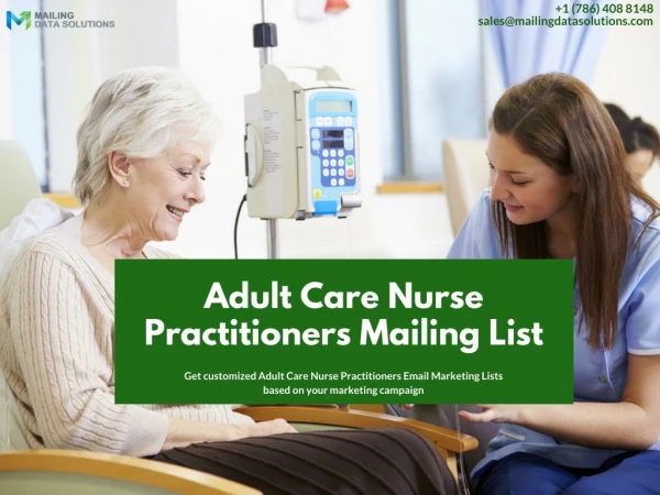 Adult Care Nurse Practitioners Mailing List