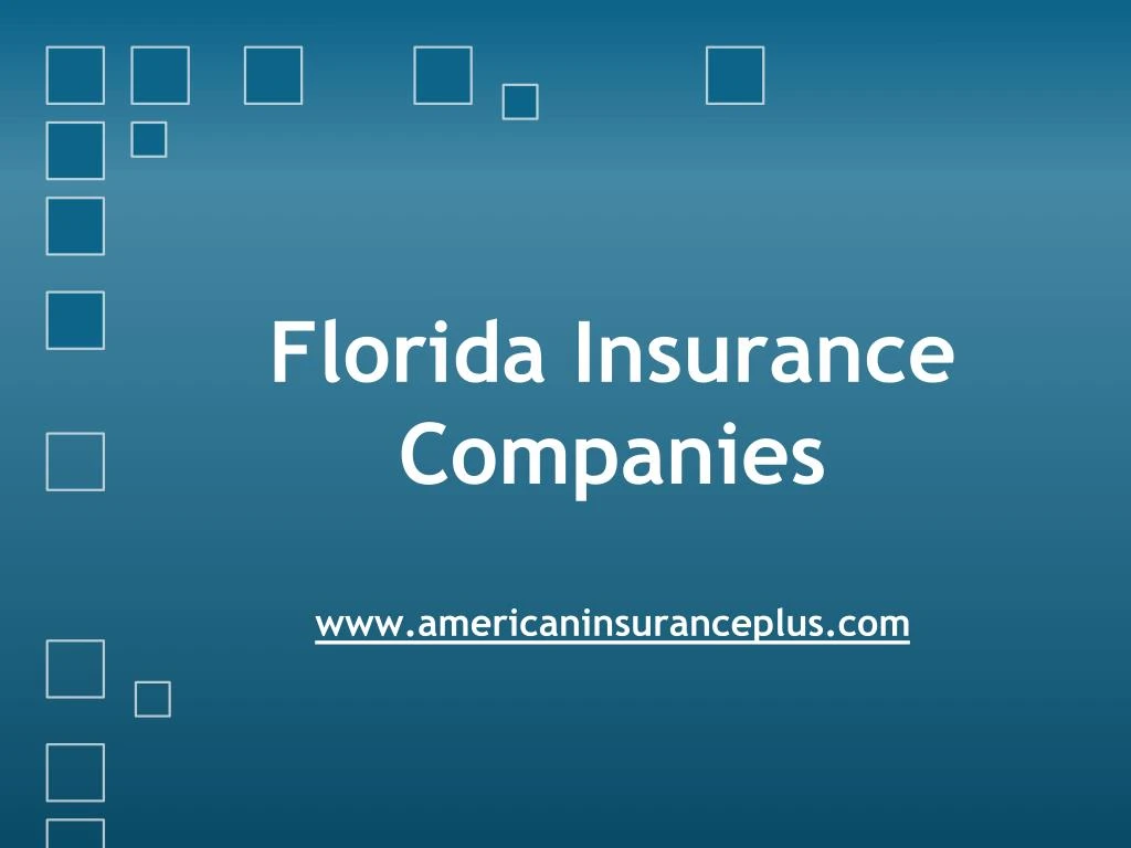 florida insurance companies