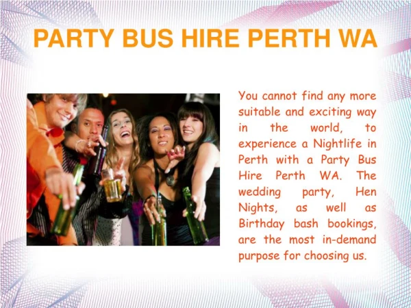 Party Bus Hire Perth WA