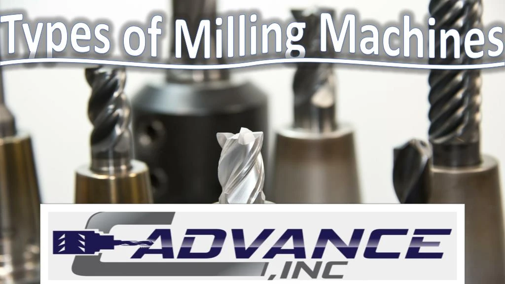 types of milling machines
