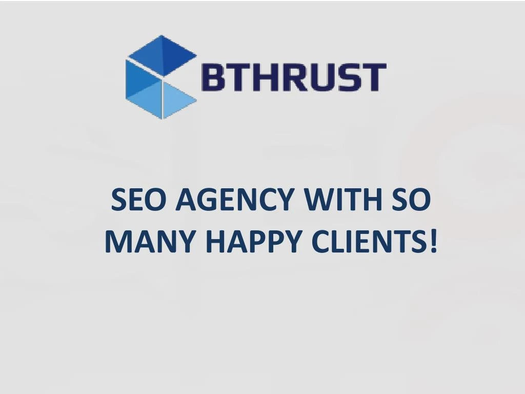 seo agency with so many happy clients