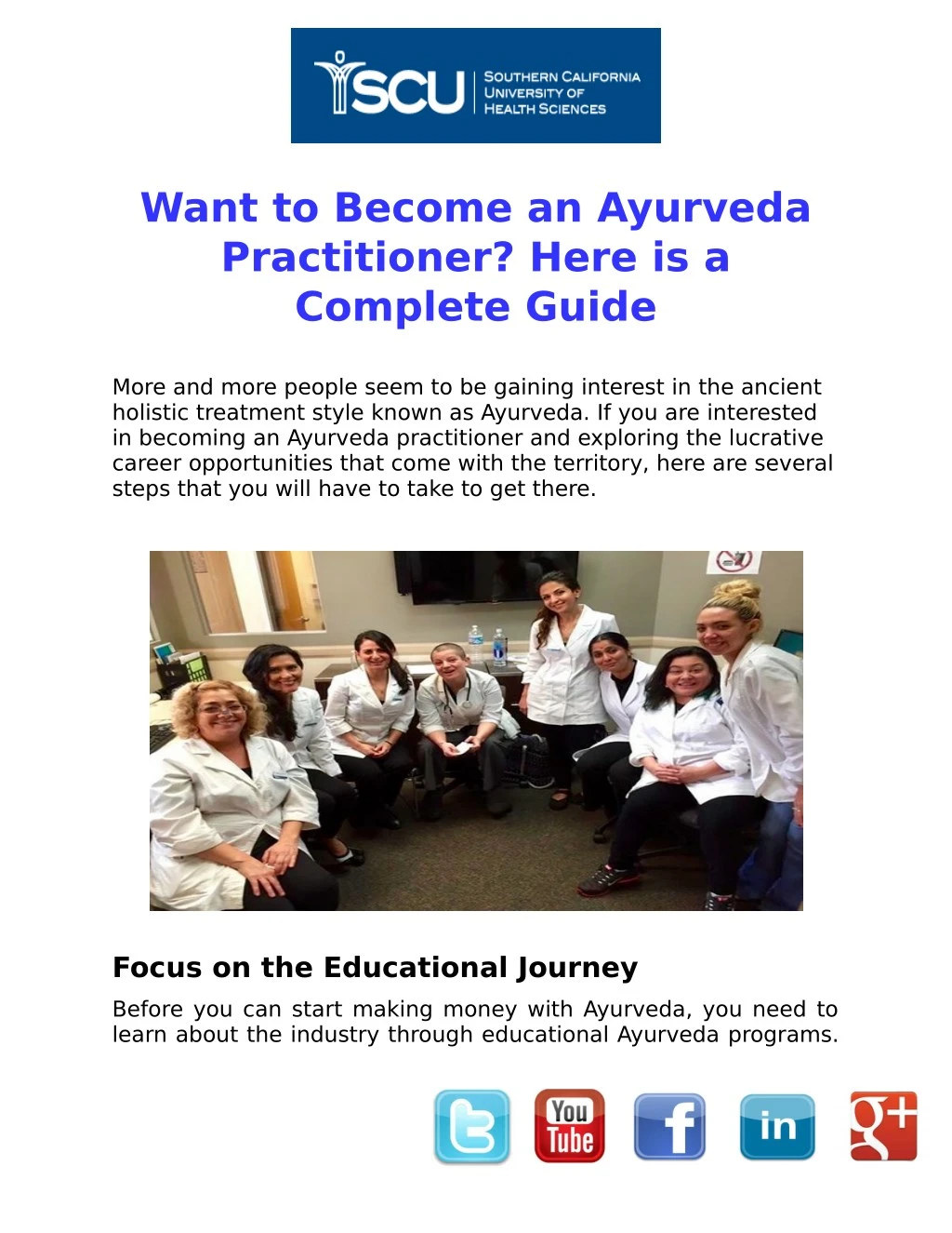 want to become an ayurveda practitioner here