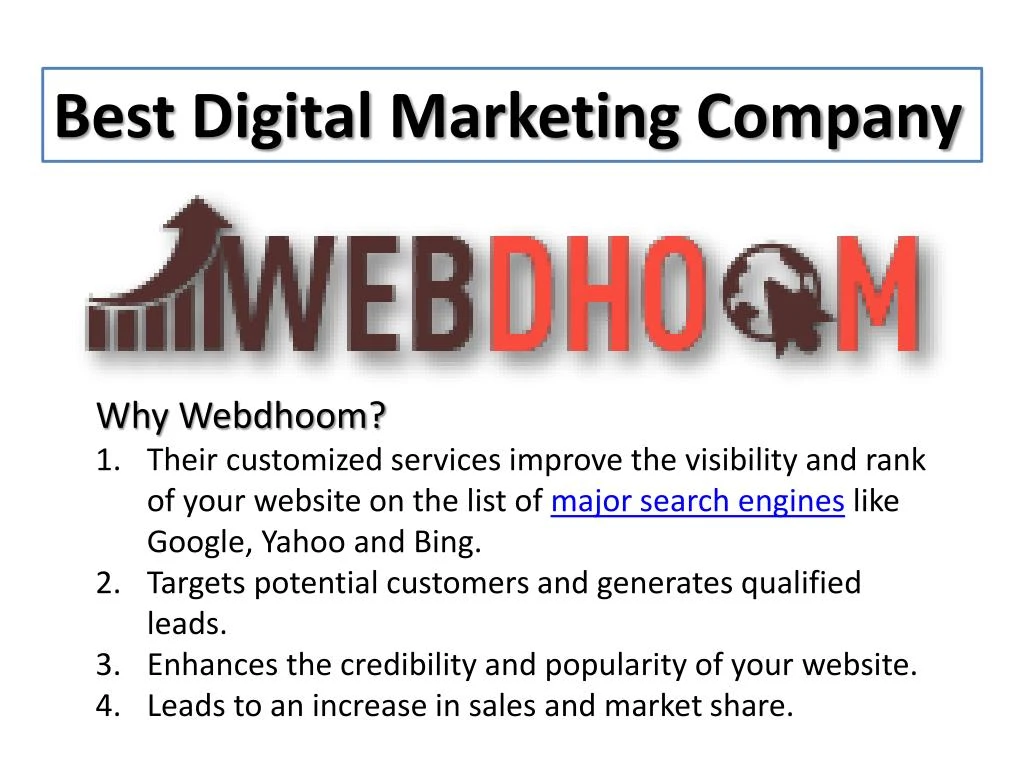 best digital marketing company