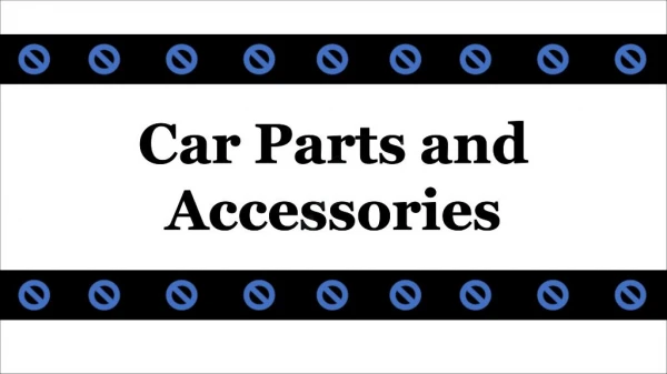 New Car Parts and Supplies in Dubai