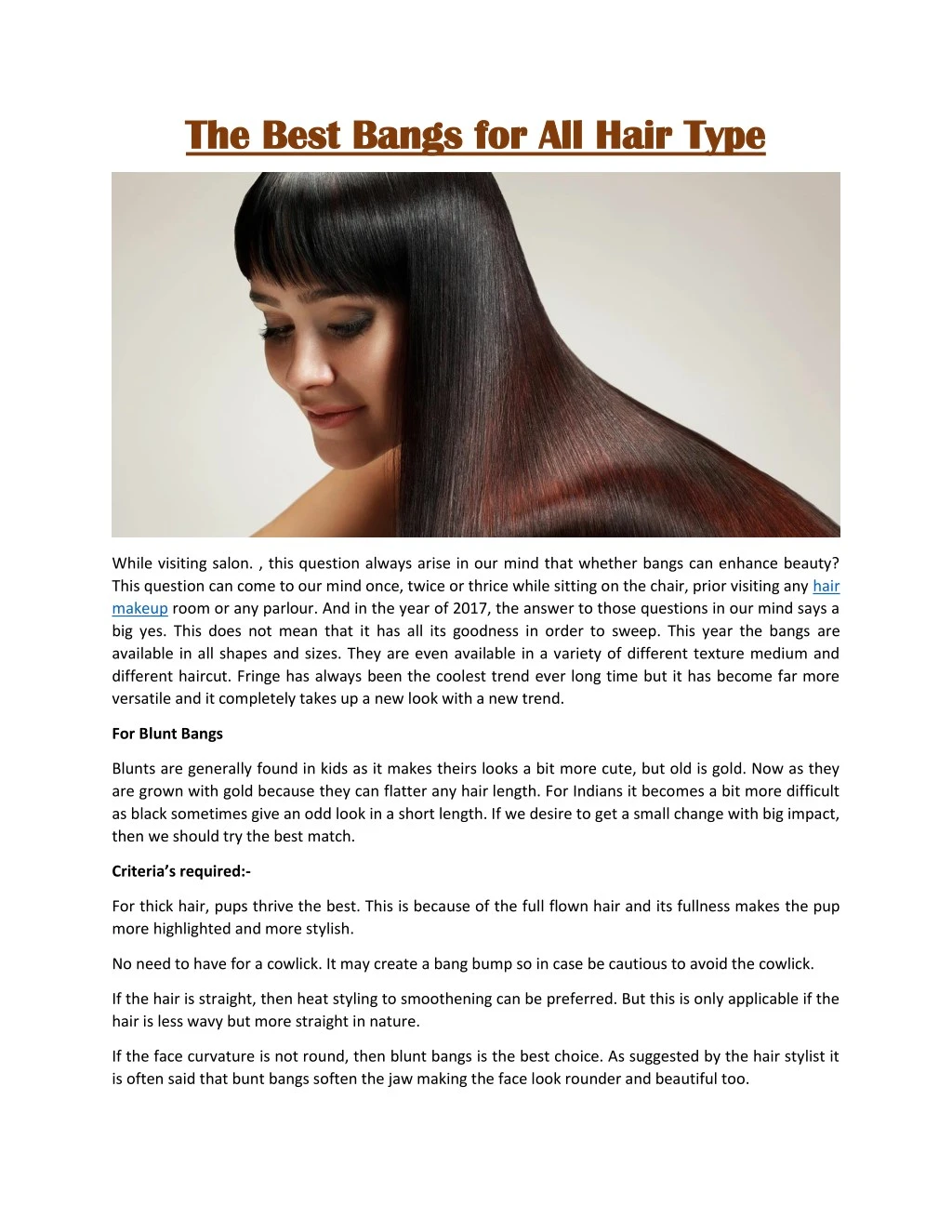 the be the best bangs st bangs for