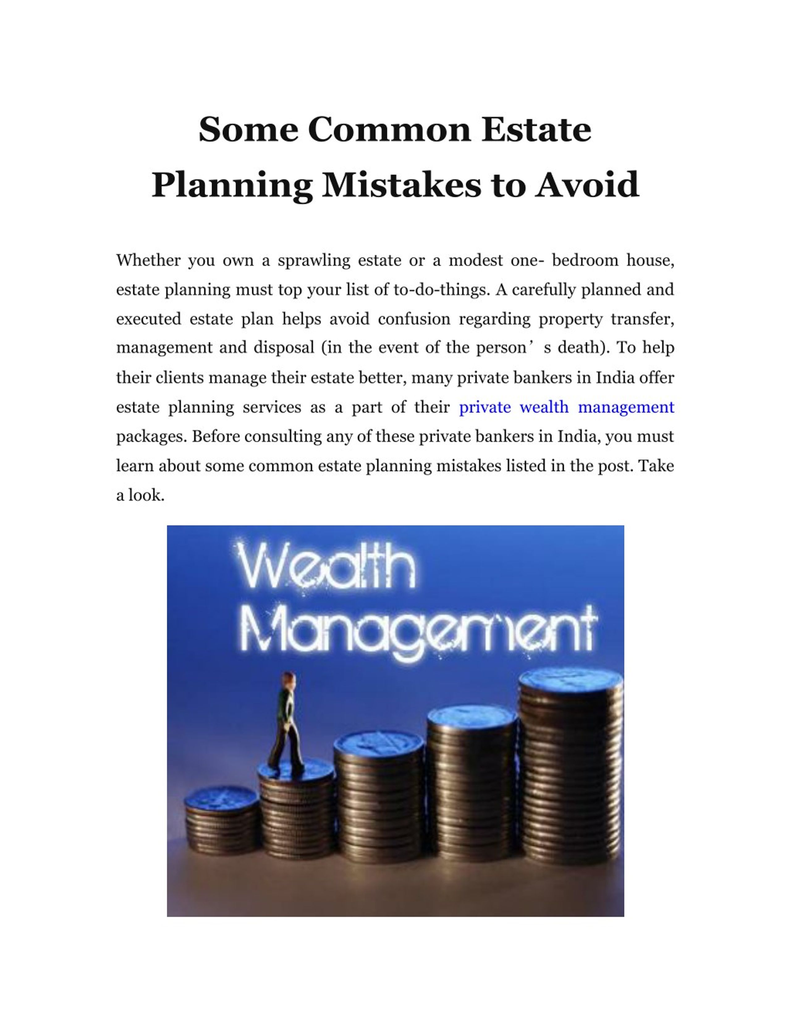 PPT - Some Common Estate Planning Mistakes to Avoid PowerPoint ...
