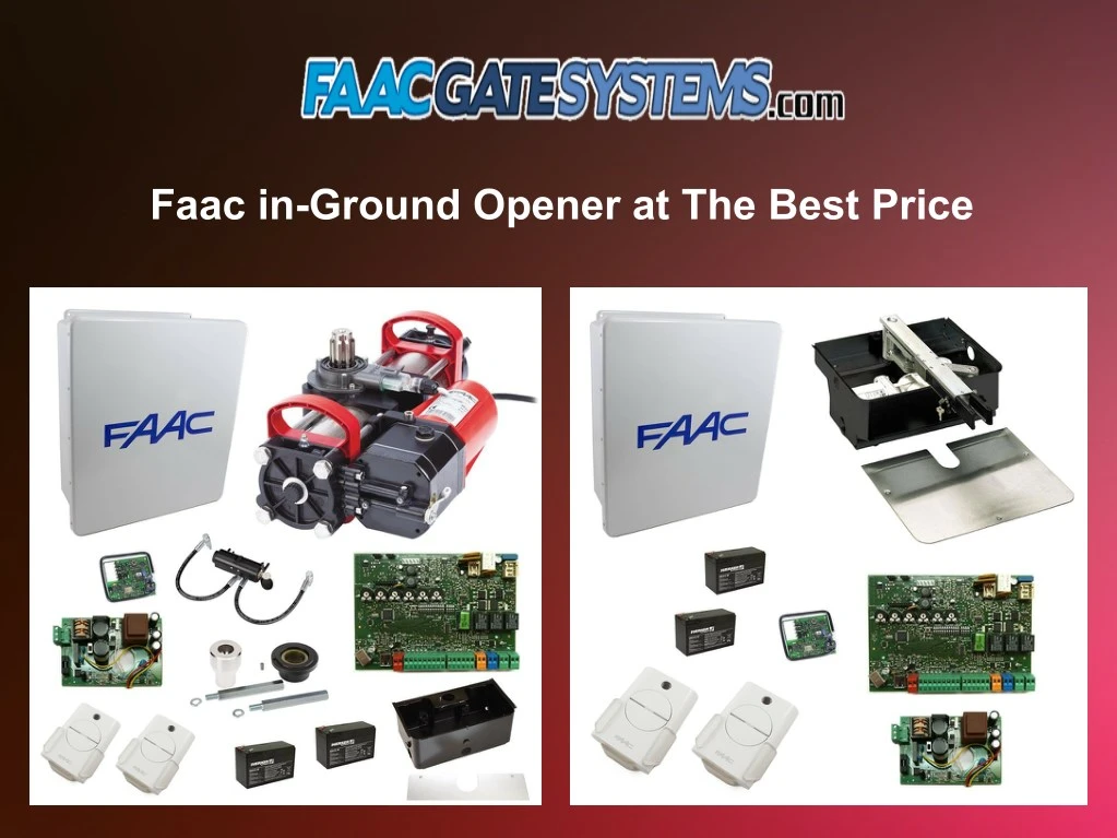 faac in ground opener at the best price