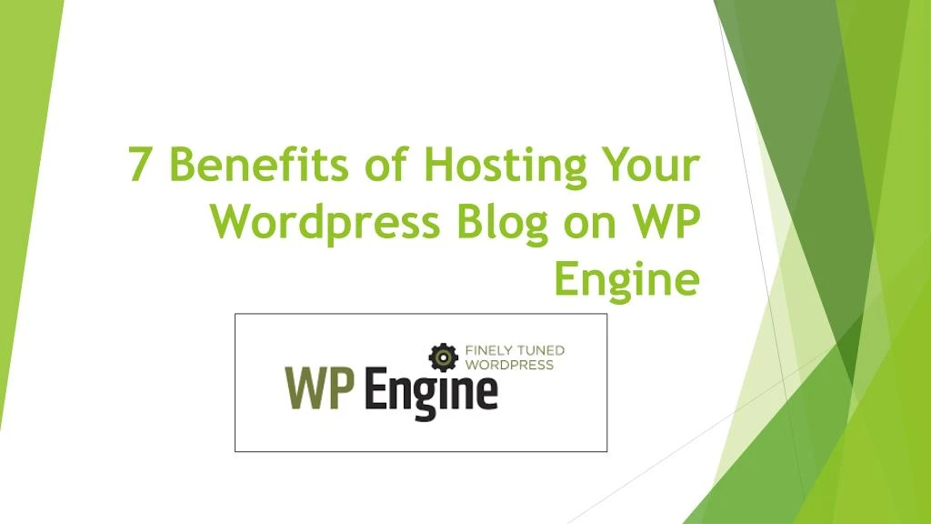7 benefits of hosting your wordpress blog on wp engine