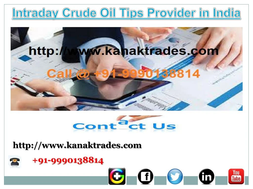 intraday crude oil tips provider in india