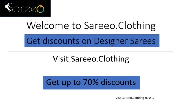 Get upto 80% discount on Designer Saree