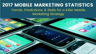 Mobile Marketing statistics 2017 | Mobile Marketing Stats - slide 1