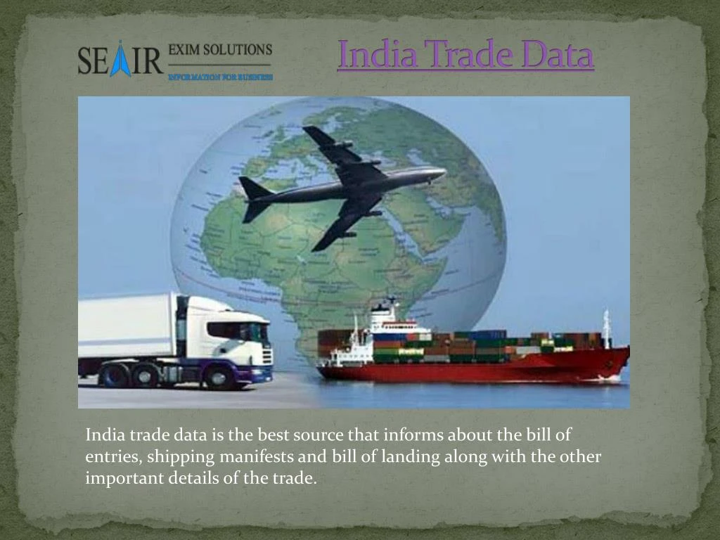 india trade data