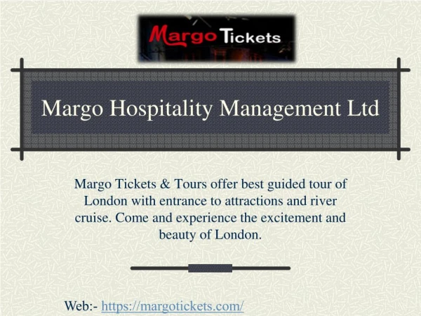 Margo Tickets