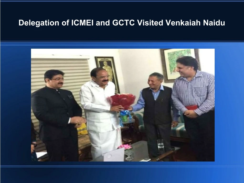 delegation of icmei and gctc visited venkaiah