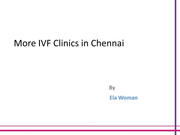 IVF Clinic In Chennai
