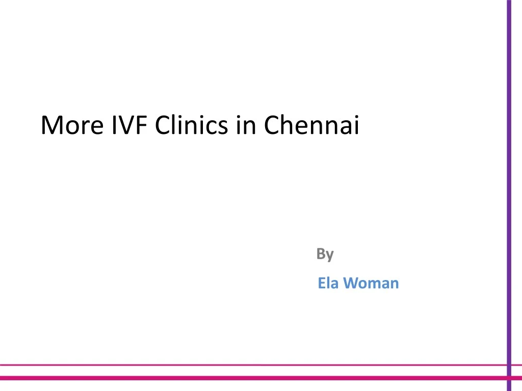more ivf clinics in chennai