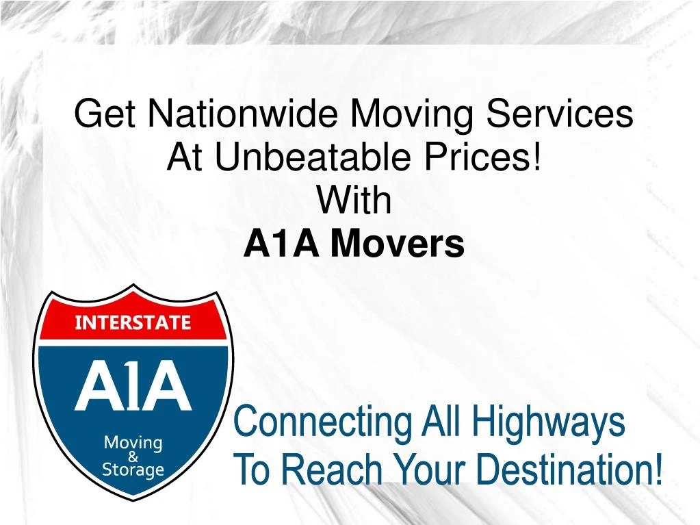get nationwide moving services at unbeatable