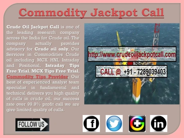 Intraday Tips Free Trial, MCX Tips Free Trial, Commodity Tips Provider