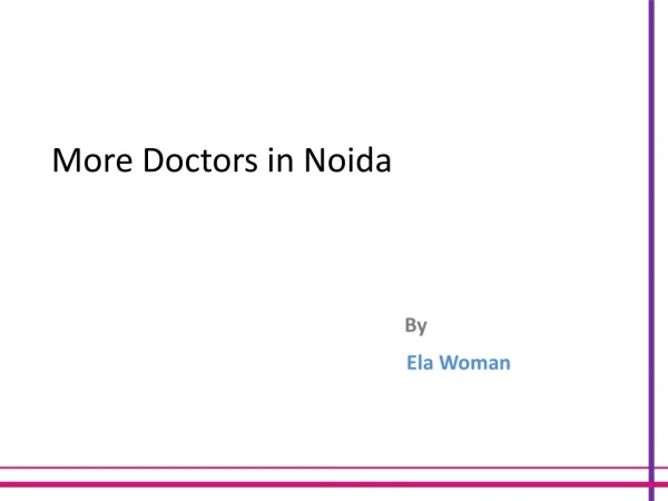 More Doctors From Noida