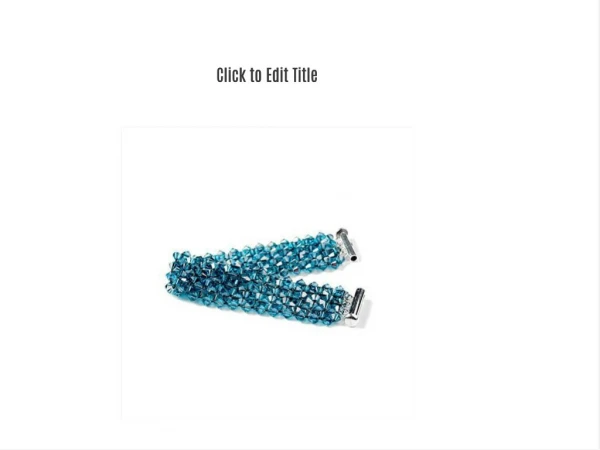 Aquamarine Swarovski Crystal Bracelet