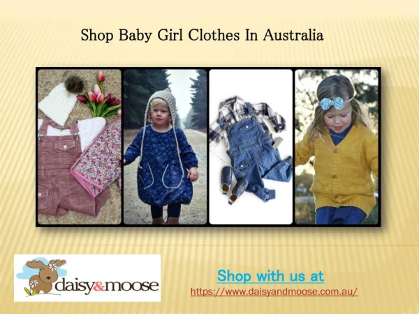 Shop Baby Girl Clothes In Australia