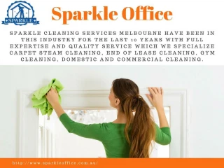 Commercial Cleaning Services Melbourne - Sparkle Office - slide 1