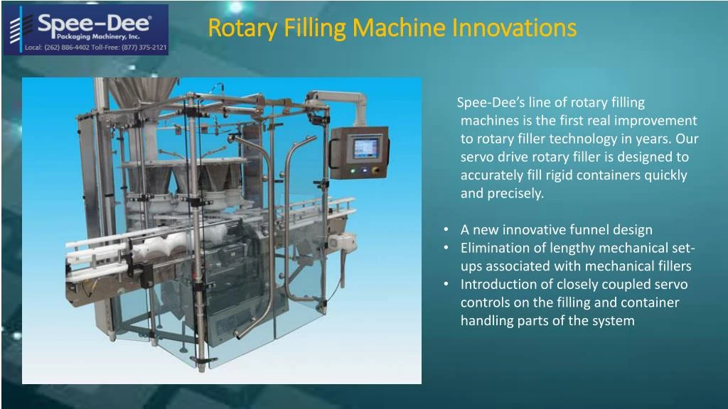 rotary filling machine innovations