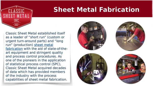 Top Sheet Metal Fabricator Company