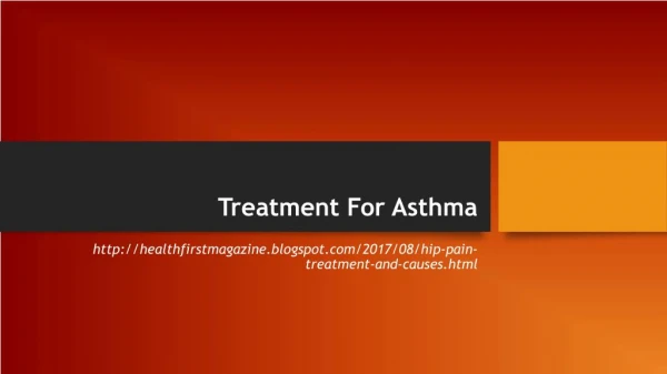 Treatment For Asthma