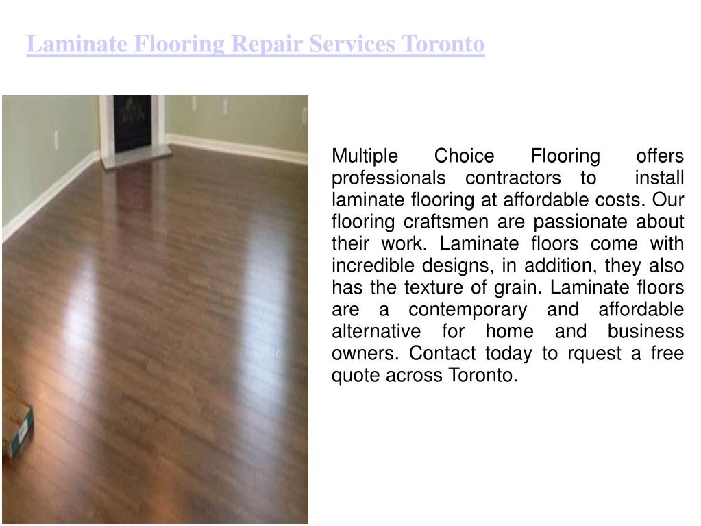 laminate flooring repair services toronto