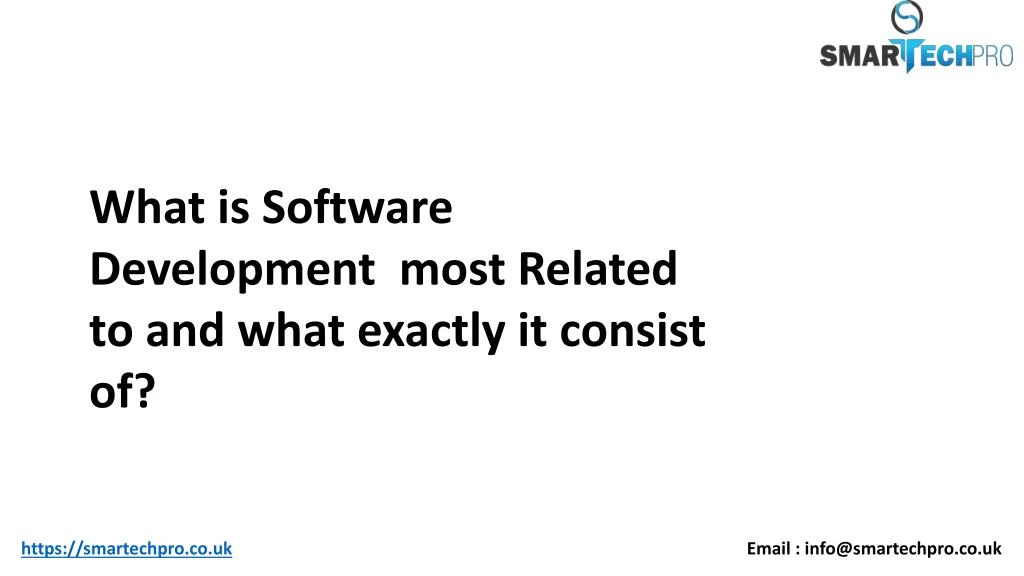what is software development most related
