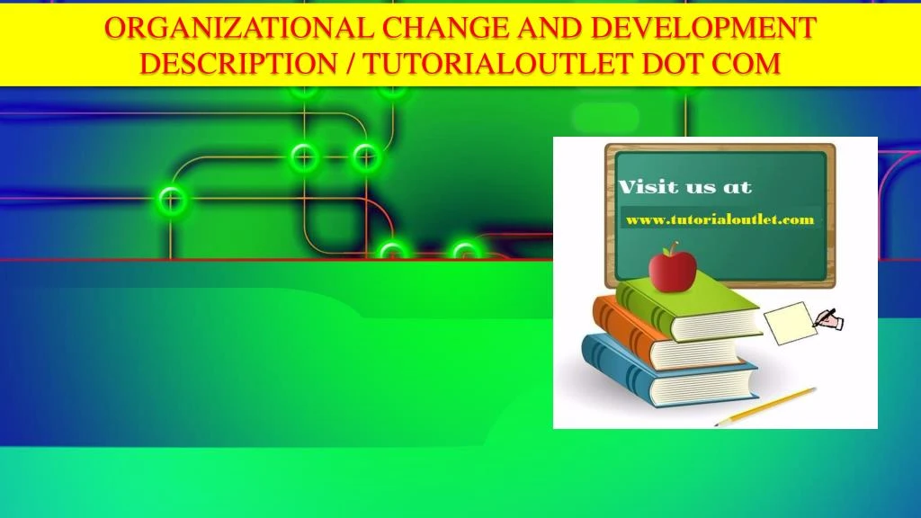 organizational change and development description